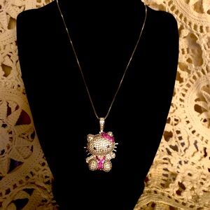 NWT Hello Kitty Bling Necklace!